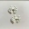 Mini Pequenos Acessórios de Laços Gêmeos com Bolinhas Pretas e Brancas Grampo de Cabelo Capa de Celular Bolsa Sapato Meias Acessórios de Roupa DIY