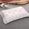 Funda de Almohada de Gasa para Bebé Algodón Puro Recién Nacido Jacquard 6 Capas Hogar Niños Infantil Guardería Algodón Funda de Almohada para Bebé