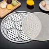 Estante de Acero Inoxidable Espesado para Cocinar al Vapor Tamaño Grande Rejilla Separadora de Agua para Estufa de Tierra Esterilla para Cocinar al Vapor en Wok Doméstico Bandeja para Cocinar al Vapor Panes Calientes Soporte para Cocinar al Vapor