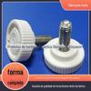 Parafusos de Cabeça de Plástico PP Branco 30Mm-M6 Ecologicamente Corretos Parafusos de Mão Parafuso de Ajuste de Manípulo Fabricantes