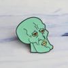 AliExpress Explosiones Creativo Lindo Animación Hermano Calamardo Broche Divertido Insignia Metálica Corsage Pin para Cuello