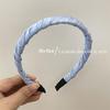 Diadema de alta gama para niña, elegante y dulce, estilo Mori, con tarjeta de pelo plisado de satén, accesorios para el cabello de hadas súper combinables.
