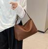Bolso de Mano de Cuero de Vaca Natural de Diseño Exclusivo, Bolso de Piel Genuina para Mujer con un Toque de Lujo, Cruzado, Debajo del Brazo, Hombro Único, Bolso de Mujer Estilo Almohada