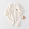 Ropa para bebé Anyang ropa para recién nacido primavera y otoño algodón sin costuras mariposa pijama para bebé con una generación de pelo