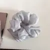 Elástico de Organza Perolado Transparente Versátil para Rabo de Cavalo Baixo, Penteado Alto, Coque e Acessórios de Cabelo