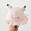 Gorro para Bebé Recién Nacido Súper Lindo Lindo Primavera y Otoño Delgado Sombrero de Pescador Niña Verano Sombrilla Protector Solar Sombrero Cubo