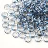 Nuevos Accesorios para Uñas Anillo de Ángel de 14-20 mm Retro Uña Diamante Cristal Vidrio Estilo Japonés Transparente Siete Colores
