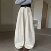 Pantalones casuales para niña, nueva colección primavera y otoño 2026, elegantes y modernos, estilo coreano, pantalones casuales versátiles de mezcla de algodón con dobladillo curvo