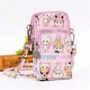 Bolsa diagonal para teléfono móvil al por mayor Nueva Bolsa pequeña para mujer Bolsa de tela para teléfono móvil bolsa vertical para cuello brazo muñeca monedero