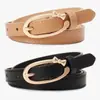 Nuevo Cinturón de PU para Mujer Todo Fósforo Simple Dulce Hebilla de Mariposa de Aleación Cinturón Decorativo para Jeans de Mujer