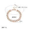Collar de Encaje de Otoño Oro Rosa 585 Oro Púrpura Ruso Cadena Larga para Clavícula Lujo Accesible Joyería con Colgante de Oro Rosa