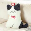 Nuevo Sofá Gato Almohada Papelería Regalo de Cumpleaños Lindo Postura Acostada Manzana Peluche Juguete