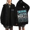 Ropa de Stray Kids Rockstar Singer Sudadera con Capucha Estampada Harajuku Holgada con Cremallera Sudadera al por Mayor