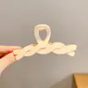 2026 Nuevo Modelo Pinza de Garra Simple Versátil Mate Accesorio Elegante para el Cabello para Peinado de Moño Pinza Tiburón Pasador de Moda Tocado