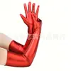 Accesorios para Mujer de los Años 1920 Spandex Satén Flocado Guantes de Charol Accesorios de Disfraz para Fiesta de Baile Transfronteriza en Stock