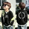 Camiseta de Manga Larga Dos en Uno de Punto Gofrado para Niños, Nuevo Estilo Primavera y Otoño, Camiseta Básica Elegante Casual Versátil de Cuello Redondo para Niños Mayores