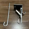 Colgador de calcetines navideños de metal más vendido transfronterizo, gancho para chimenea, gancho ajustable y retráctil para uso doméstico