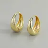 Novos Brincos de Pino em Prata Esterlina 925 Argola Grande Pendente Elegante Alta Qualidade Estilo Cool
