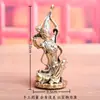 Estatua Antigua de Latón de la Diosa Voladora de Dunhuang, Adorno de Escritorio, Estatua de Bronce de Dama Tocando la Pipa, Decoración Artesanal para Mascota de Té
