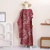Robe Africano Casual Solto Estampado Novo da Moda Popular Étnico Venda Direta da Fábrica para Mulheres