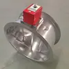 Válvula de Controle Elétrica, Válvula Borboleta Circular, Válvula de Controle de Volume de Ar, Ventilação e Exaustão de Ar Fresco, Válvula de Ar com Interruptor Elétrico