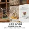 Soporte de Exhibición para Cajas Sorpresa Pop Mart Acrílico Transparente a Prueba de Polvo Apilable Figura Caja de Almacenamiento de Escritorio Venta al Por Mayor