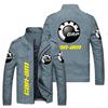 Chaqueta holgada con estampado de moda de primavera y otoño europea y americana, con logotipo de coche, ropa exterior para jóvenes, chaqueta informal de negocios, ropa de comercio exterior para hombres