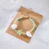 Pulsera de Conchas y Perlas Estilo Vacaciones de Playa Europeas y Americanas Transfronteriza, Pulsera Colorida de Piedras Mixtas Estilo Vacaciones para Mujeres