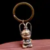 Lingote Pixiu Mono Regla Sun Wukong Bastón Mágico Calabaza de Cobre Hebilla Sun Wukong Llavero Colgante Estilo Chino