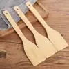 Frigideira Antiaderente Doméstica Espátula de Cozinha de Bambu, Espátula de Silicone de Madeira de Bambu, Espátula de Madeira, Espátula Especial, Espátula de Utensílio de Cozinha, Resistente ao Calor