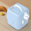 Gaiola de transporte para hamster, caixa de transporte para hamster dourado, gaiola portátil, gaiola respirável à prova de fuga para pequenos animais como hamsters e chinchilas