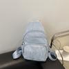 Nova bolsa multifuncional multifuncional com padrão escuro, mini mochila, bolsa de ombro, bolsa de peito feminina repelente de água, leve