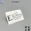 Cinta para Ropa con Diseño de Logo Impreso, Etiquetas Suaves para Ropa, Cinta de Algodón con Etiquetas de Talla para Ropa Infantil, Etiquetas de Cuello Impresas en Serigrafía de Seda Hechas a Mano