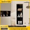 Nicho de aço inoxidável para banheiro, vaso sanitário, armário embutido, armário embutido personalizado, nicho para banheiro, nicho para TV
