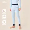 Pantalones Cálidos de Otoño e Invierno para Niños Pantalones Gruesos de Otoño para Niños Pantalones Base Cepillados para Niños Medianos y Grandes Ropa Interior para Niñas Pantalones de Algodón y Lana