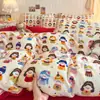 Jialiya Juego de Cuatro Piezas de Terciopelo de Leche Engrosado de Alto Peso Juego de Ropa de Cama de Terciopelo Doble Cara con Estampado Invernal de Campo