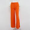 Pantalones Sueltos Rectos Slim Pierna Ancha Amazon Aliexpress 2024 Primavera Nuevo Pantalones Sudadera Abertura Ropa Europea y Americana