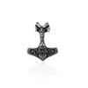 Pingente de Aço Inoxidável Nó Celta Viking Retrô Europeu e Americano Nórdico Personalizado Cabeça de Ovelha Pingente de Aço Titânio Pingente Masculino