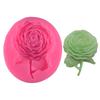 Nuevo molde de silicona con forma de rosa para azúcar y flores, molde de arcilla ultraligero para decoración de pasteles, molde con borde