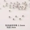 Cobre banhado a ouro 18k pulseira e colar DIY materiais de miçangas artesanais fecho em U fecho de ponta conta de posicionamento fecho acessórios