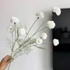 Flores Artificiales Flor de Diente de León de 9 Cabezas Bola de Crisantemo Pequeña Crisantemo Arreglo Floral de Boda Adornos para Decoración del Hogar Flores Falsas Comercio Exterior Transfronterizo