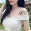 Pegatinas de Tatuaje Temporales Flor de Amor Herbal Impermeables y a Prueba de Sudor Duraderas Misteriosas Soñadoras Naturales Hermosas Creativas para Niñas
