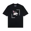 Nova Camiseta de Base Melancólica Rica de Segunda Geração Erd Sketch Graffiti Solta Casual de Manga Longa Marca Tendência Masculina e Feminina Camiseta de Manga Longa