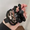 Elástico de Cabelo para Rabo de Cavalo Alto Estilo Coreano de Primavera, Corda de Cabelo Durável, Simples para Mulheres, Elástico de Cabelo de Alta Qualidade