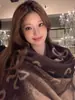 Bufanda Versátil de Nuevo Patrón de Lazo de Invierno, Doble Cara de Cachemira Sintética para Mujer, Gruesa y Elegante, Adecuada para Estudiantes