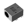 3813 Boca Plana Agujero Redondo SMT DC DC Socket DC-033 con Columna de Cuatro Patas Parche Socket Hembra de Carga de Energía
