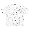 Camiseta de Manga Corta con Estampado Integral de Estrellas, Estilo Callejero Americano, Corte Holgado, Diseño de Patrón de Estrellas, Camiseta de Marca de Moda para Hombres y Mujeres