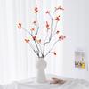 Venta Caliente Transfronteriza Simulación de Tacto Rama Seca Hoja de Lluvia de Primavera Hoja de Arce de Otoño Rama Larga Vid Muerta Rama Seca Ventana Suave Floricultura Paisaje