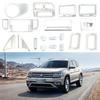 Aplicable a Volkswagen Tuang Teramont 16-20, tablero de protección trasera, marco de navegación, salida de aire, reposabrazos, manija, pegatina