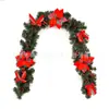 Enredadera de Frutas Rojas Navideñas 180 cm / 1.8 m Encriptada Roja Enredadera Decorativa Enredadera de Puerta Decoración de Puerta Venta Directa de Fábrica
